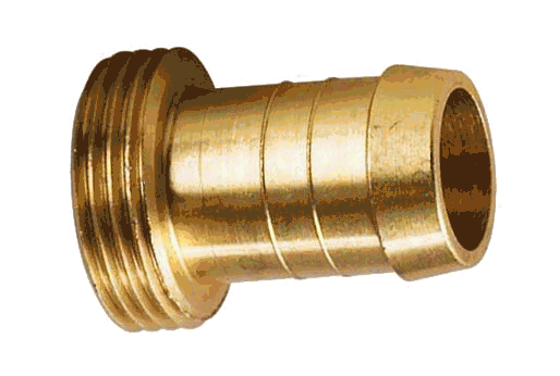1/2" Slangestuds med 3/4" gevind