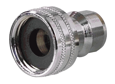 15 mm x 1/2" Koblingsnippel m/muffe