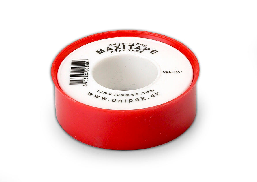 Gevindtape MAXITAPE 12 m x 12 mm x 0,1 mm