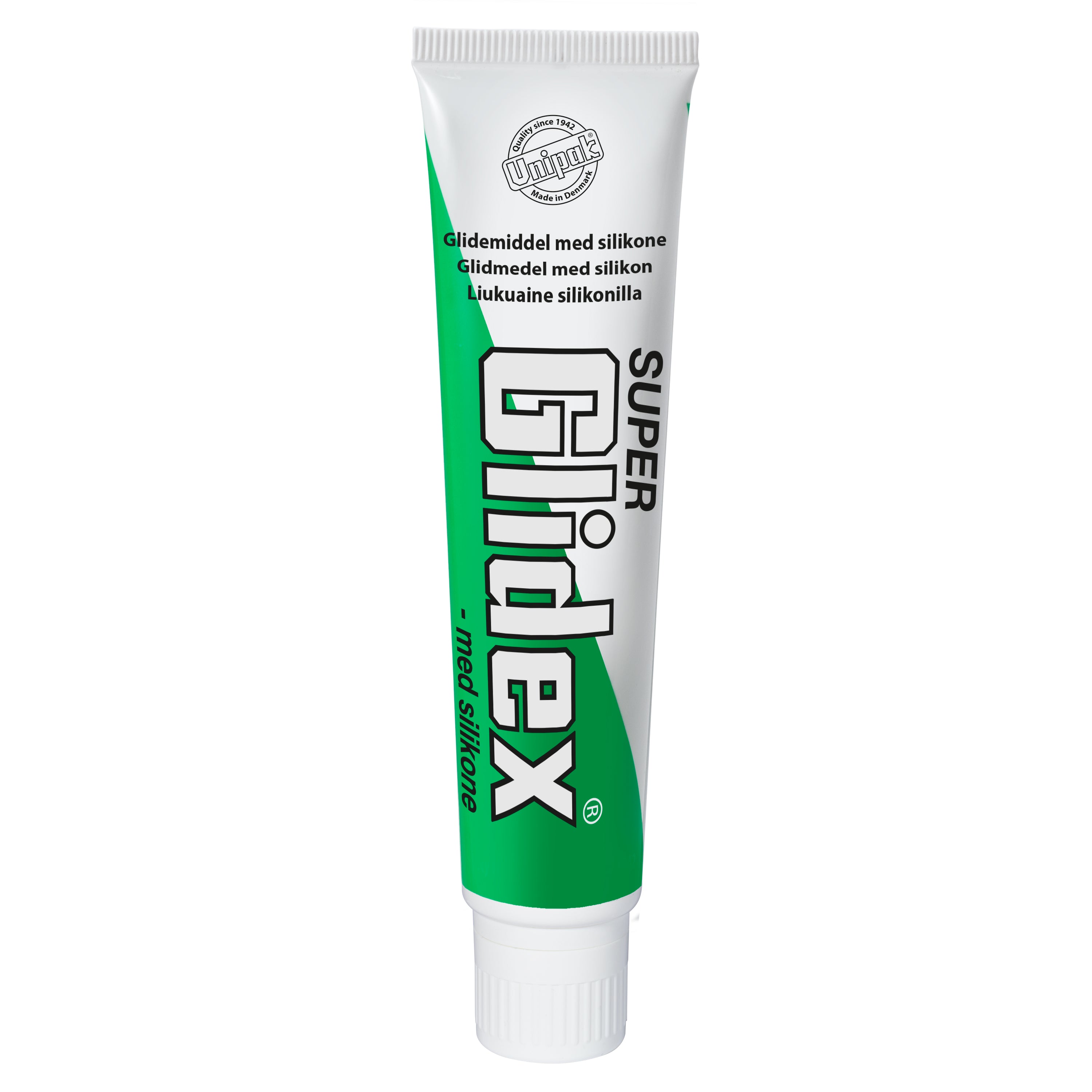 Super Glidex glidemiddel, 175 g i børstetube