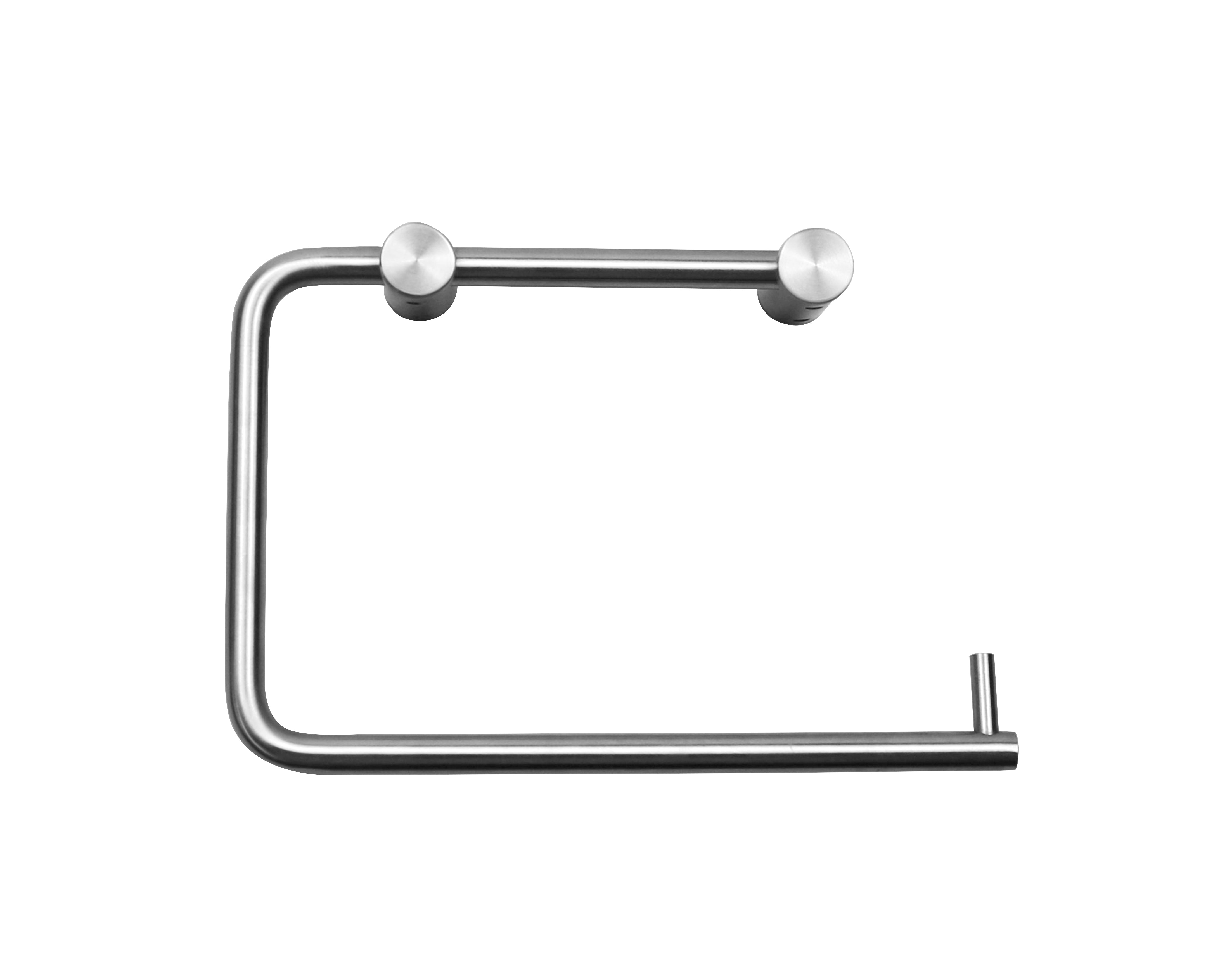 Line18 toilet rulleholder, børstet rustfrit stål (aisi 304)