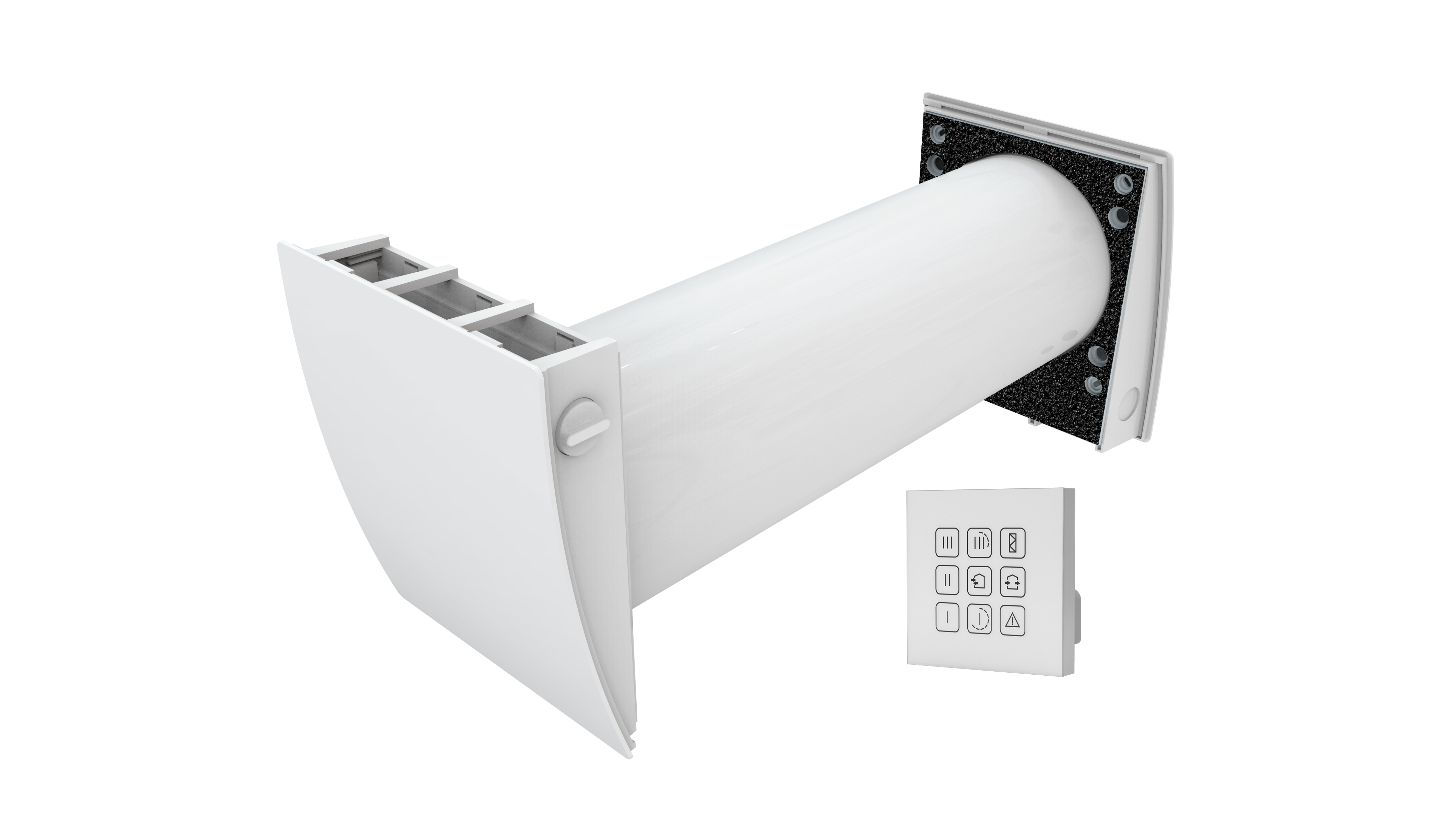 Duka One D6, Ø160mm, hvid