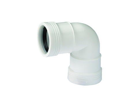32 mm x 88,5° Bøjning afløb hvid PP Wavin