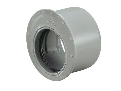 Wavin reduktion Ø110x50mm, grå PP, kort