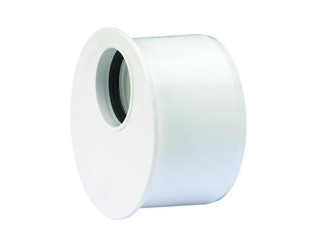 Wavin Ø50 x 32mm reduktion, kort, PP hvid