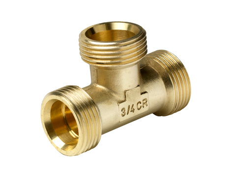 3/4" Tee nippel/nippel/nippel til Alupex Wavin