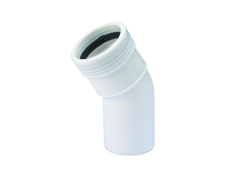 WAVIN PP BØJN 30GR 32MM M/1MF HVID