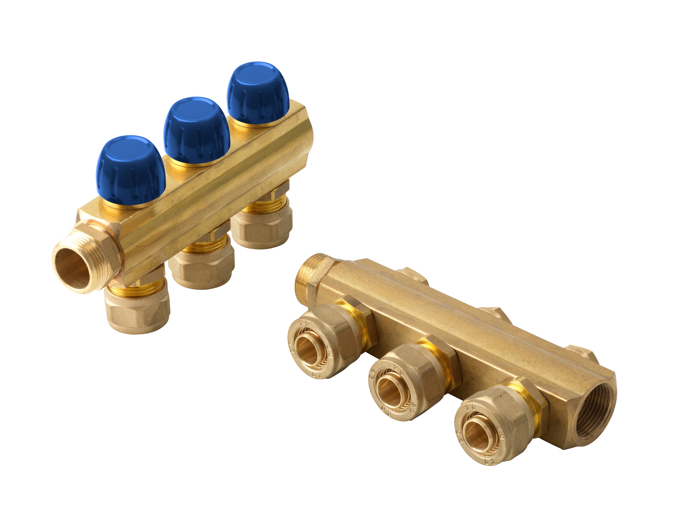 3/4" X3 RØRSÆT M/20X2 MM PEX KOBL SÆT