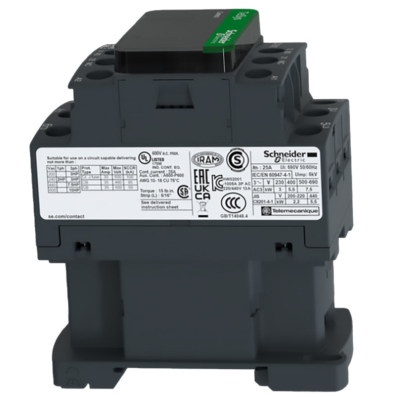 Kontaktor LC1D12P7 12A 3-polet + 1 slutte + 1 bryde 230V