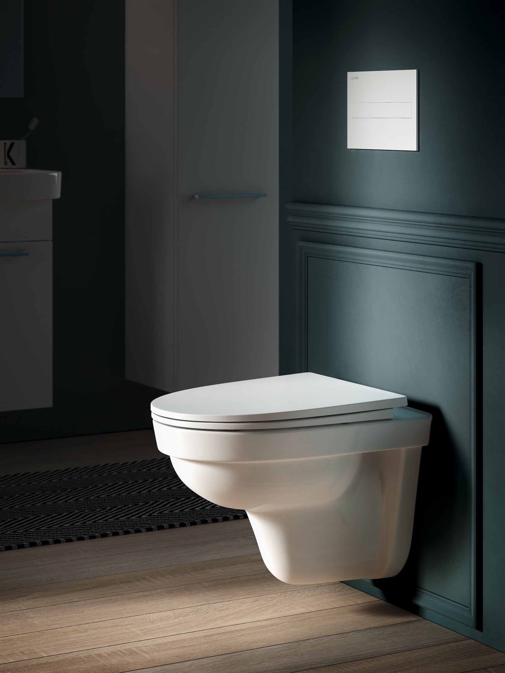 Laufen Kompas toiletsæde med quick-release og  softclose hvid
