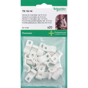 Plastikbøjle TK 10-14 hvid - 20 stk