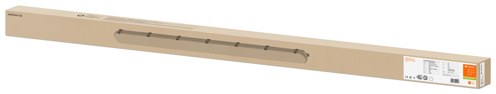 DAMP PROOF PFM 26W/3500LM/4000K 1500MM