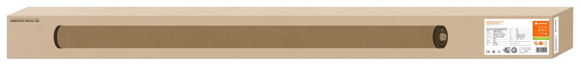 DAMP PROOF SPECIAL 42W/840 1200MM IP67
