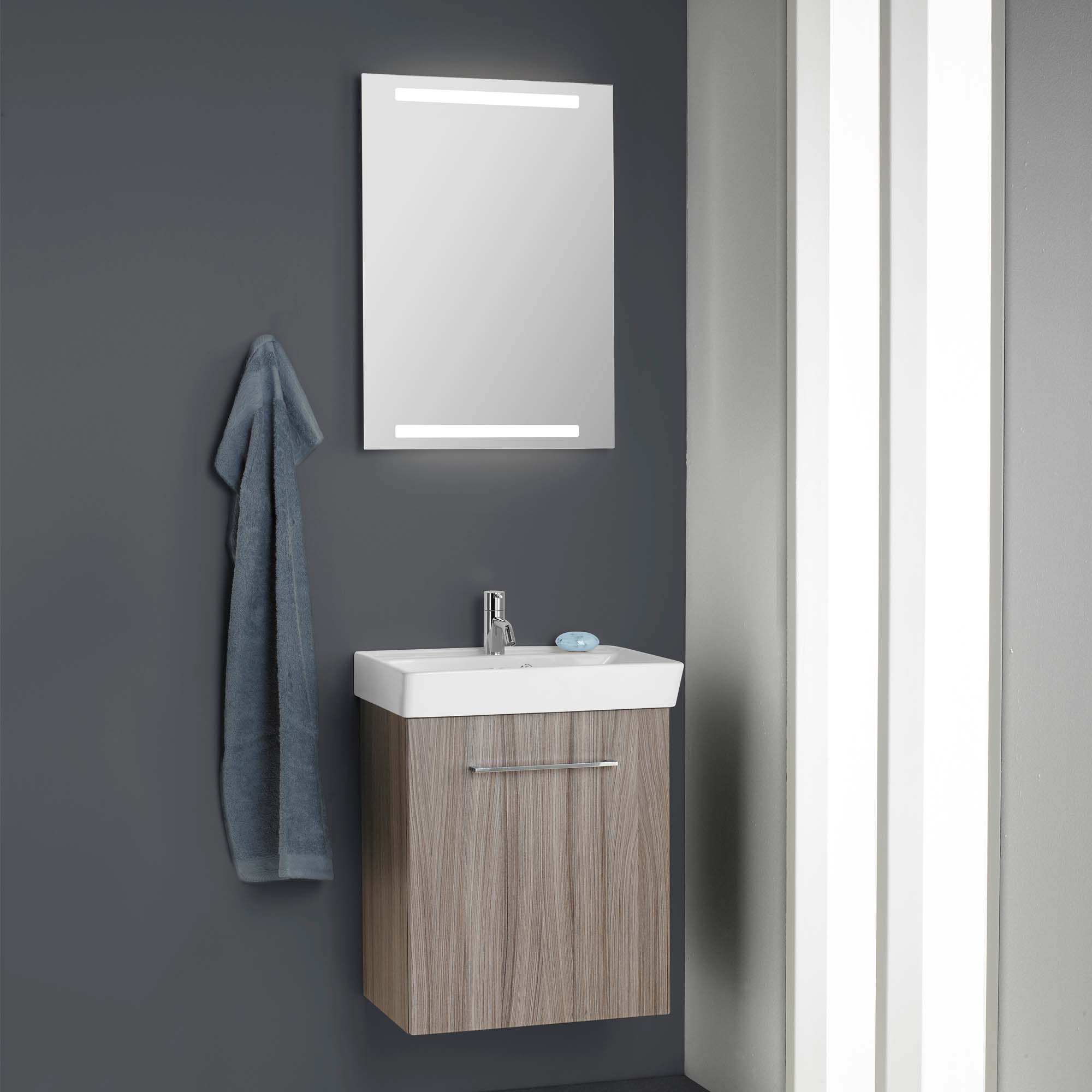 Dansani Mido Spejl 70x50 cm med LED lys