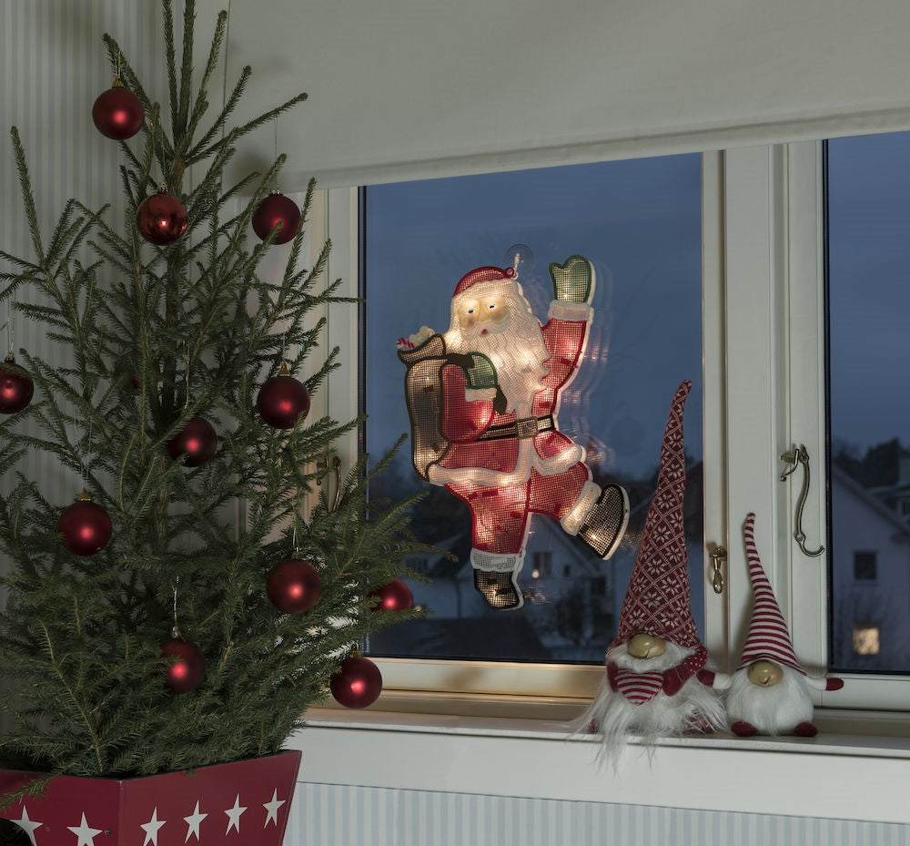 Silhuet Julemand med 20 LED