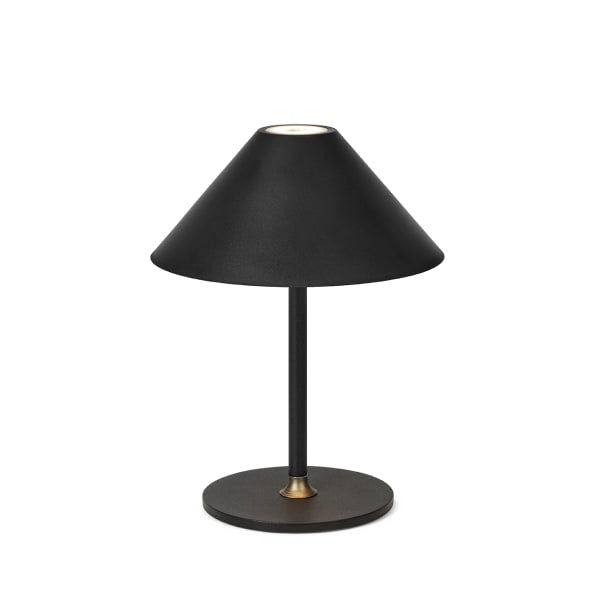 "HYGGE" Batteri bordlampe - sort