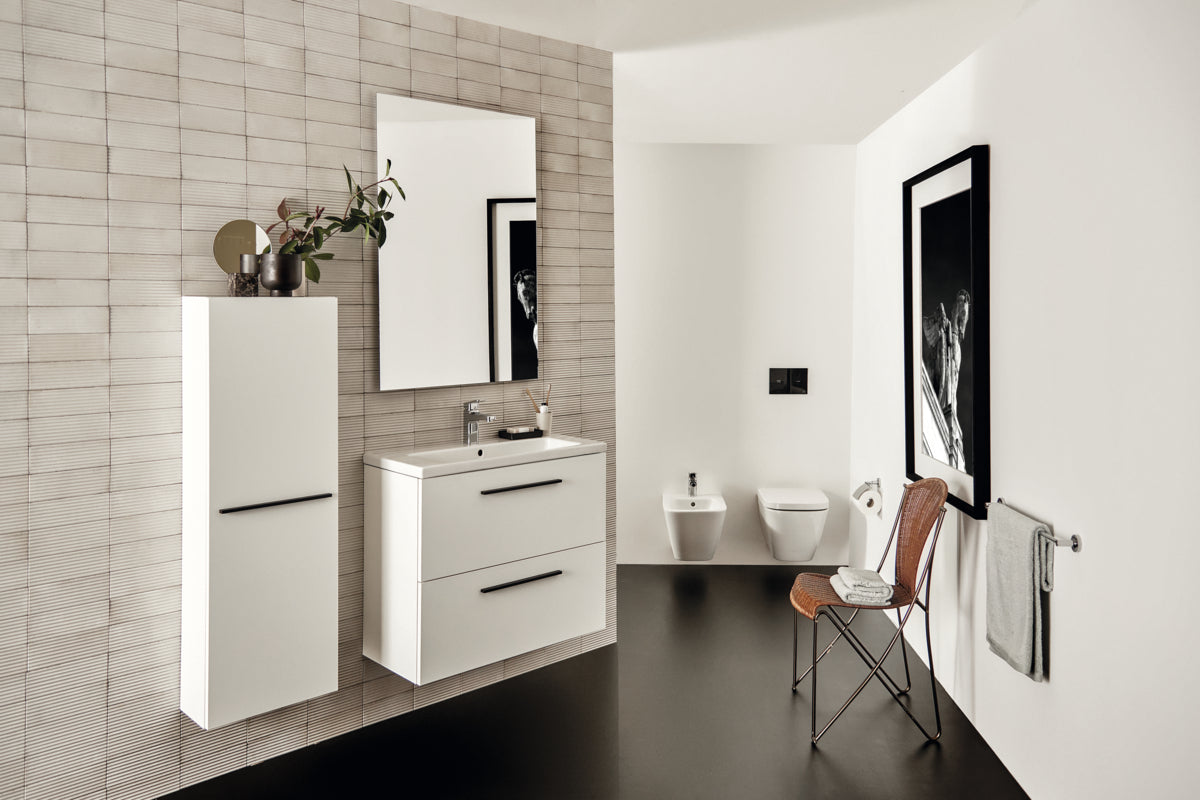 Ideal Standard kompakt hængeskål Rimless+ m/softclose sæde