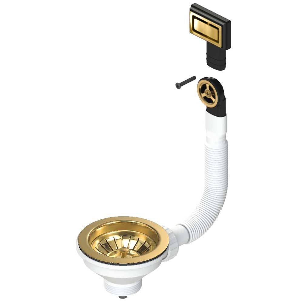 Lavabo universal afløbssæt, messing