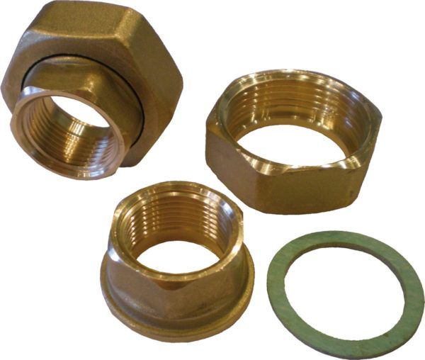 1½ x 1” pumpeunionssæt t/brugsvandspumper