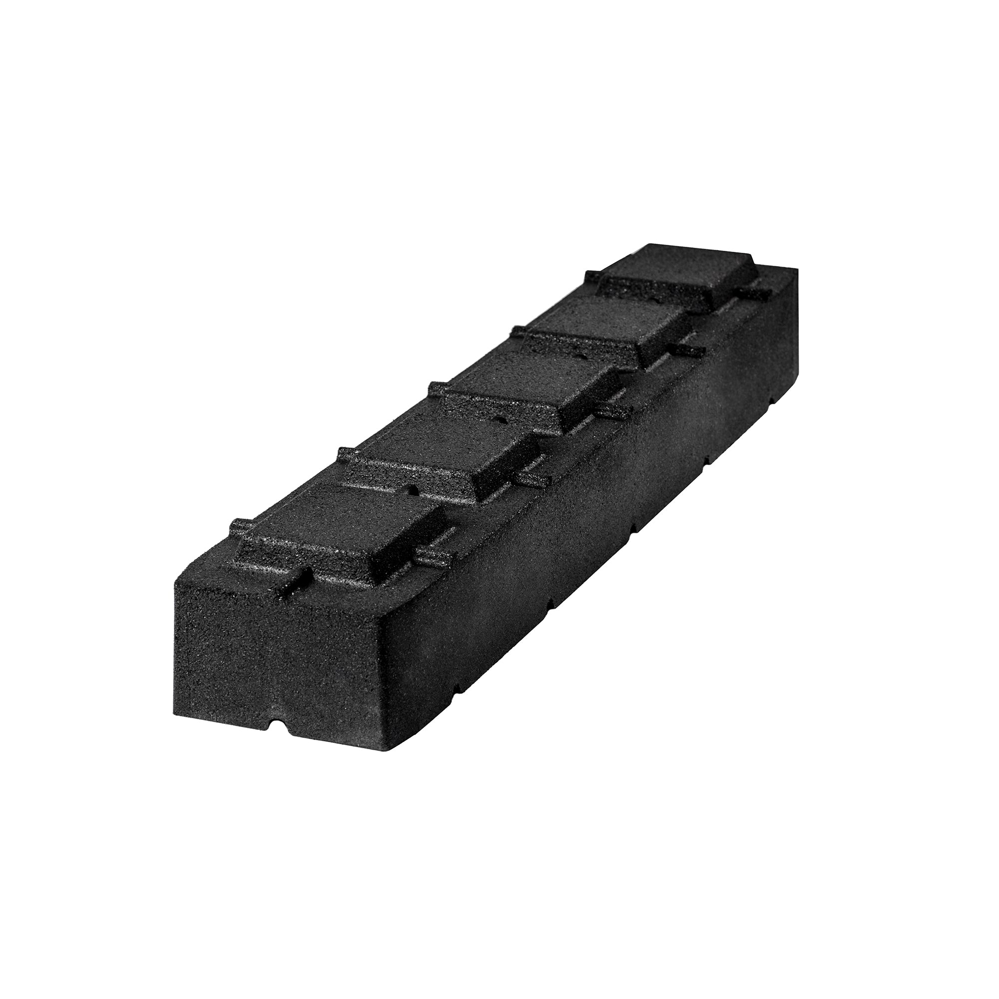 Gummi montageblok forhøjer til varmepumpe 600 x 190 mm (2 stk)
