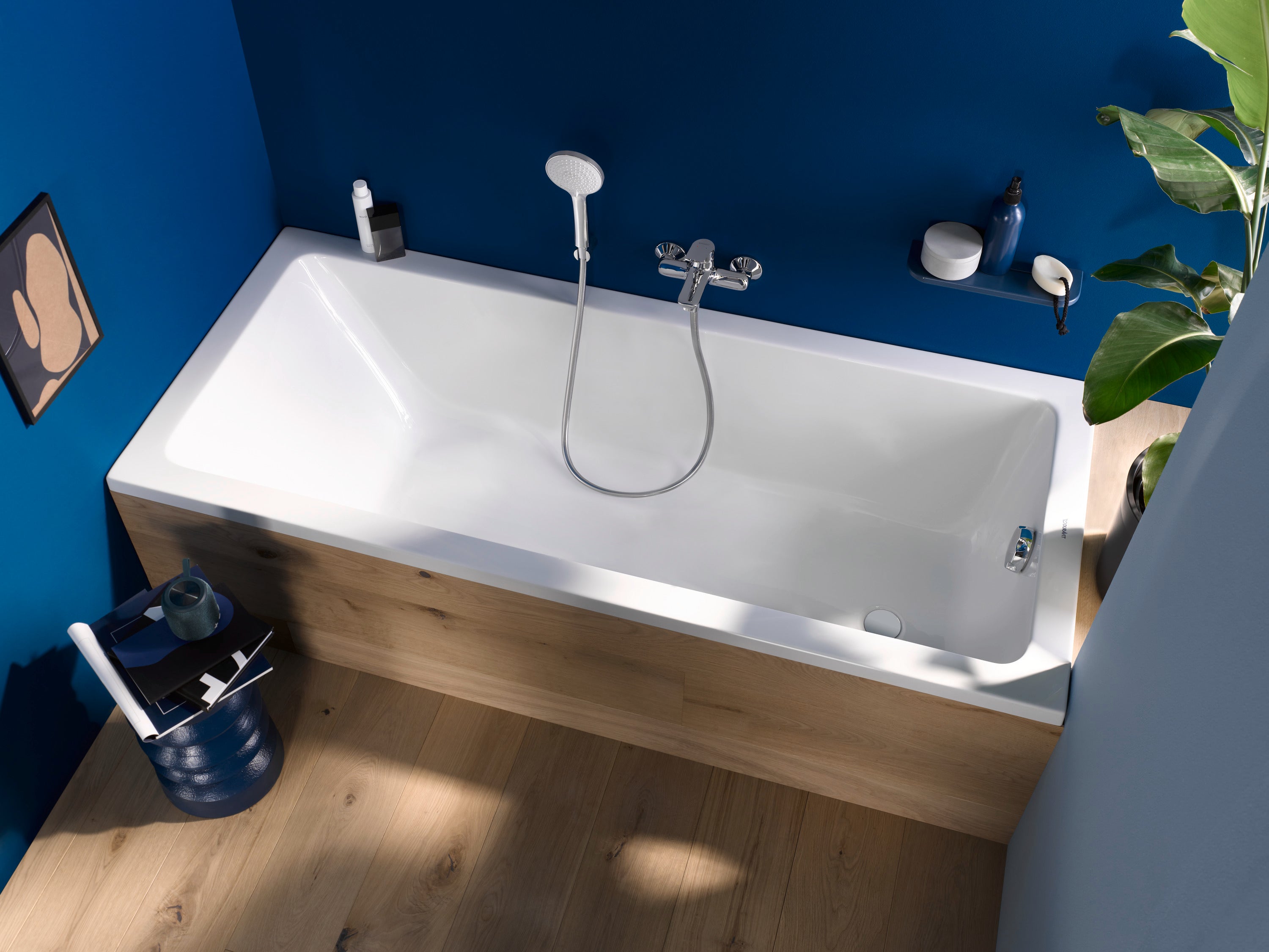 Duravit No.1 badekar, 1800 x 800 mm, 1-ryglæn, rektangulært