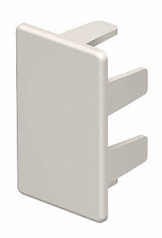 Endestykke WDK HE25040RW 25x40 hvid RAL 9010