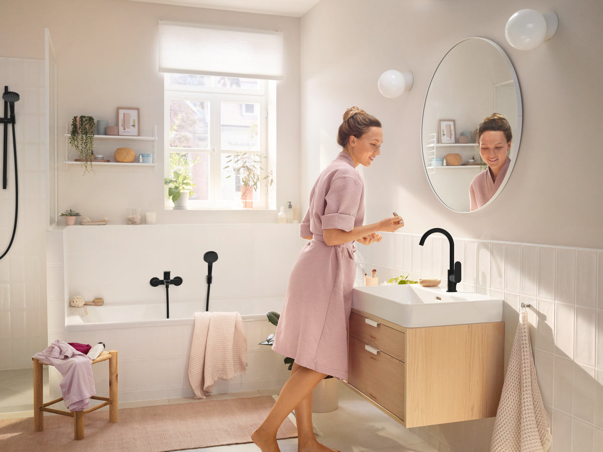 hansgrohe Rebris E håndvaskarmatur 80 m/lov krom