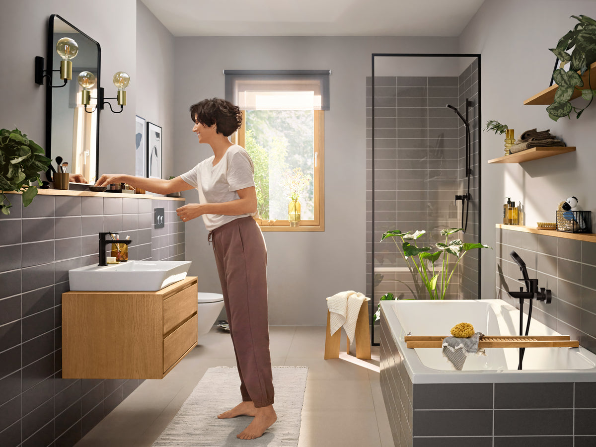 hansgrohe Rebris E håndvaskarmatur 2-huls indbygning krom