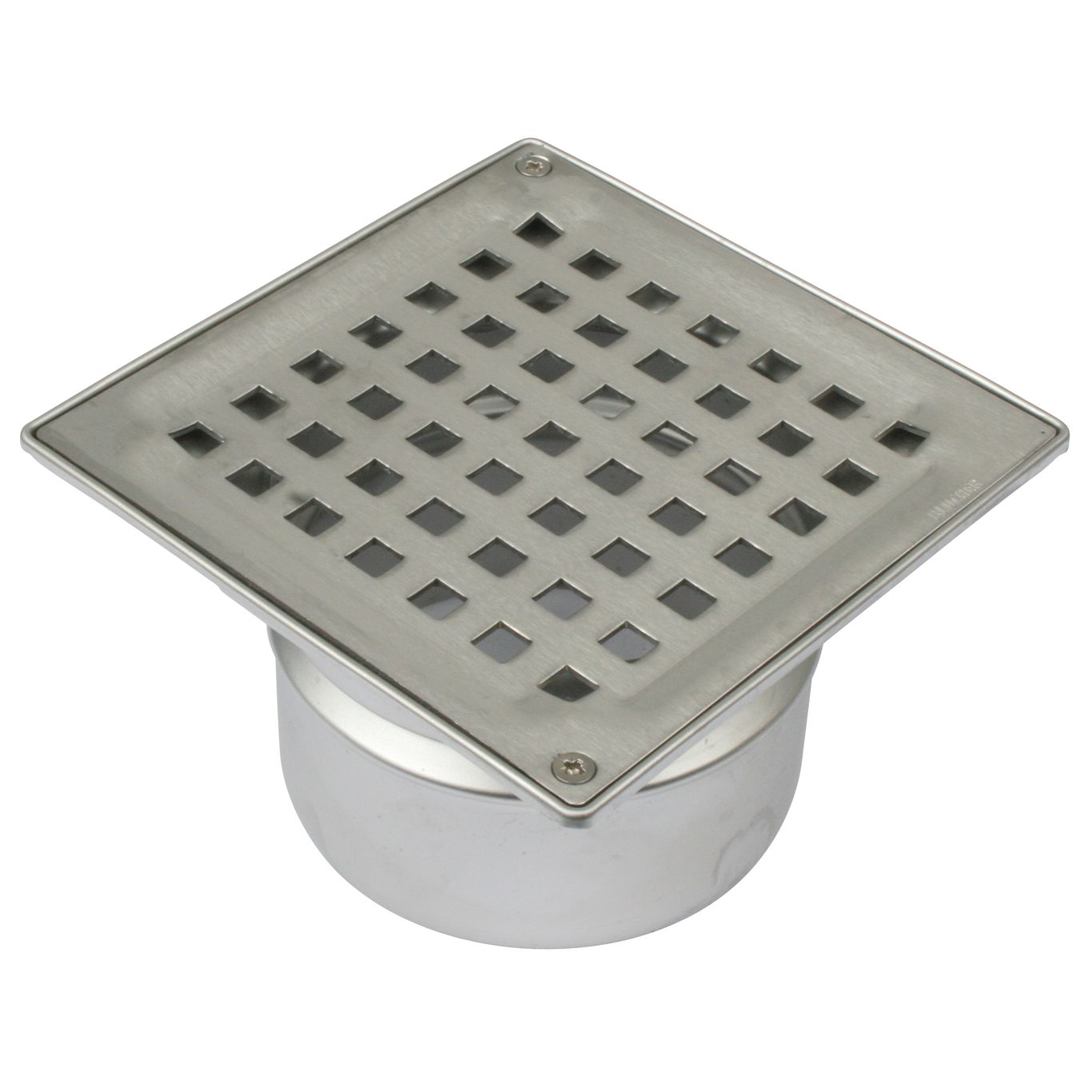 BLÜCHER 110 mm afløbsskål til beton, uden studs, lodret