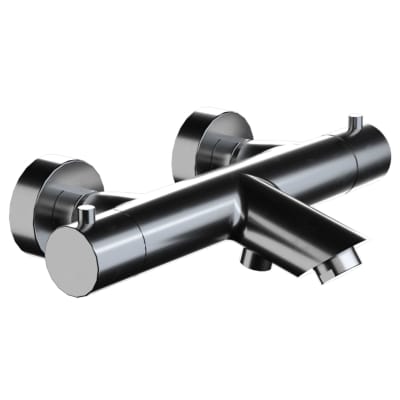 Lavabo Argo kar-/brus termostatblander med ECO stop, krom