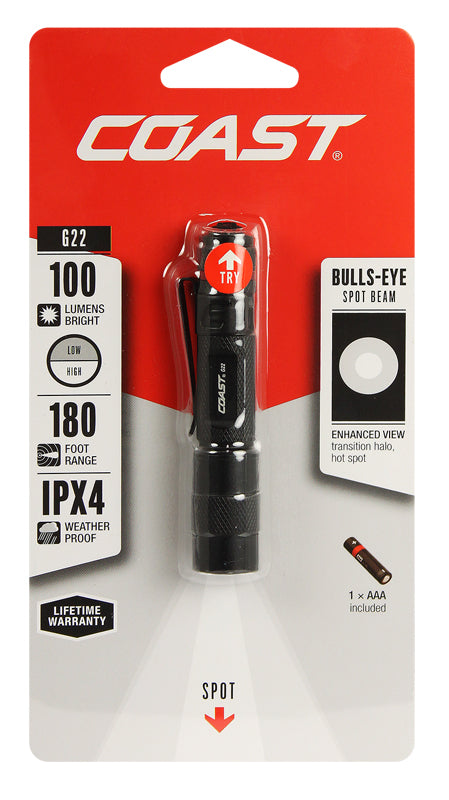 Coast G22 lygte, 100 lumen