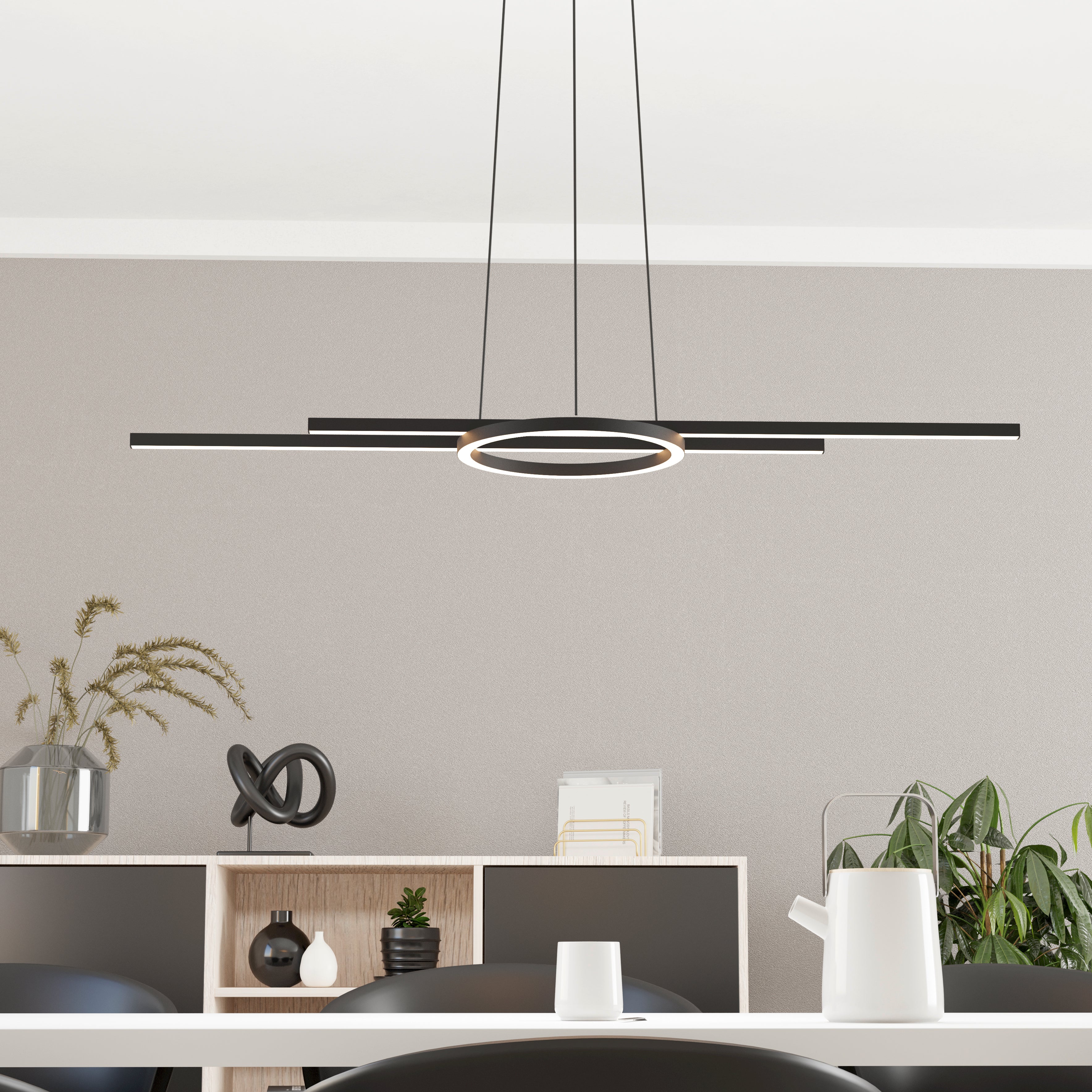 Zillerio-Z Langbord L1160 2160+1080 lumen, 2700-6500K Sort