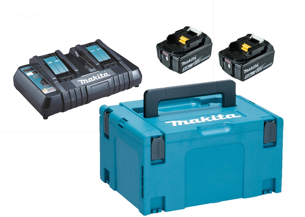 BATTERIPAKKE 2 X BL1850B + DC18RD