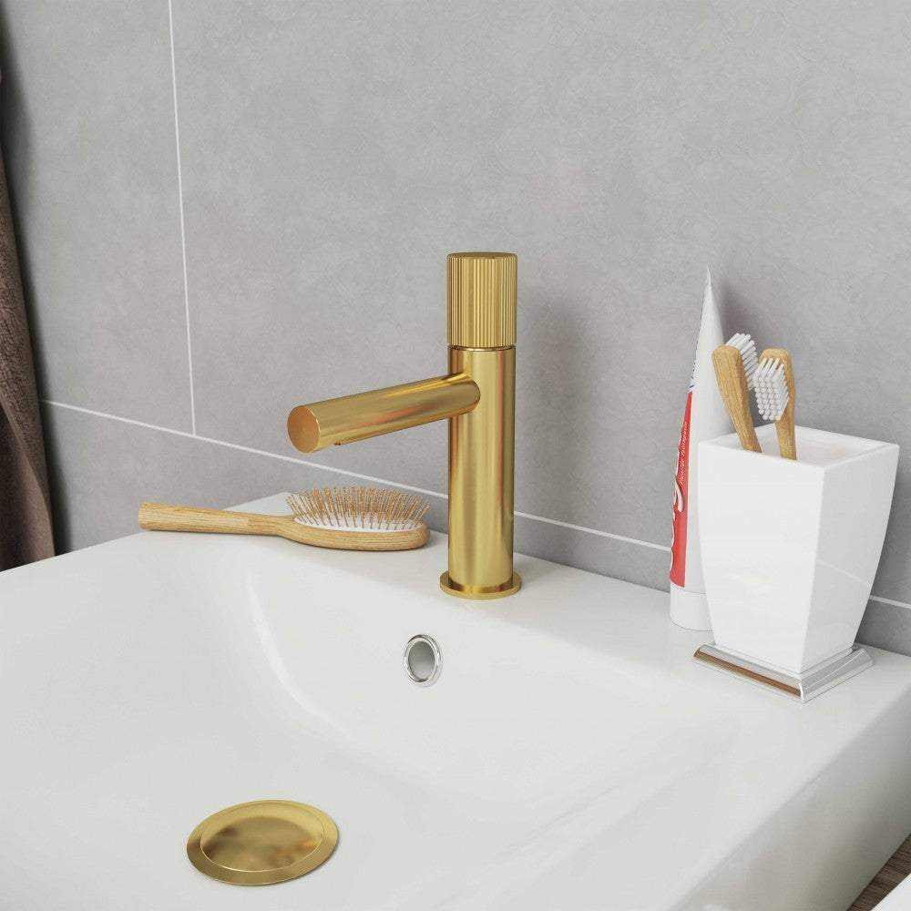 Lavabo Lunauniversal pop-up bundventil ø63 mm messing