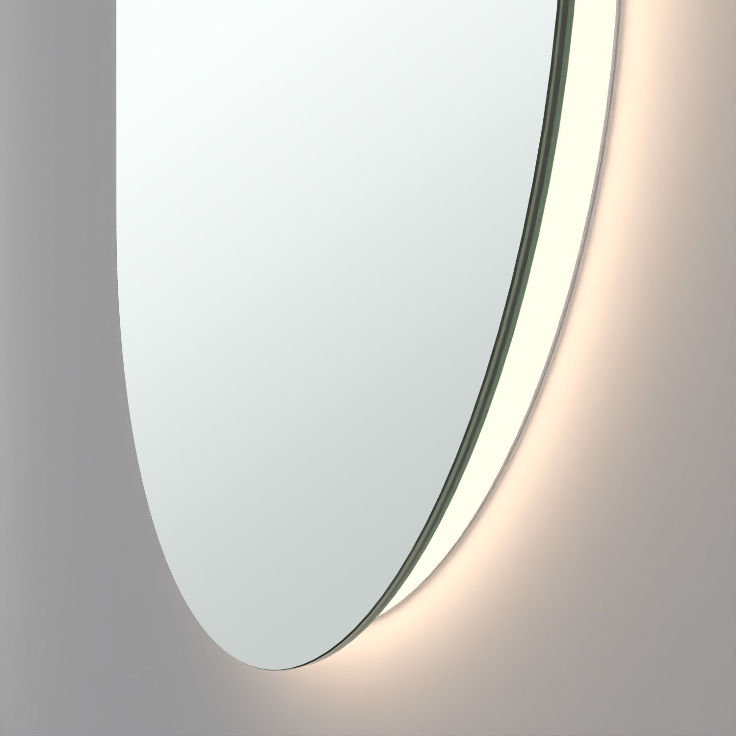 Loevschall Blokhus ovalt spejl 50X80 cm med backlight