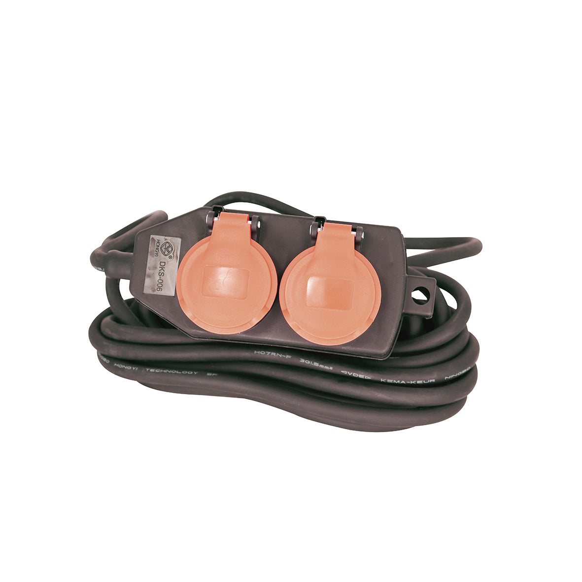 Gripo kabelsæt 5 m 3x1,5 mm² med 4 udtag