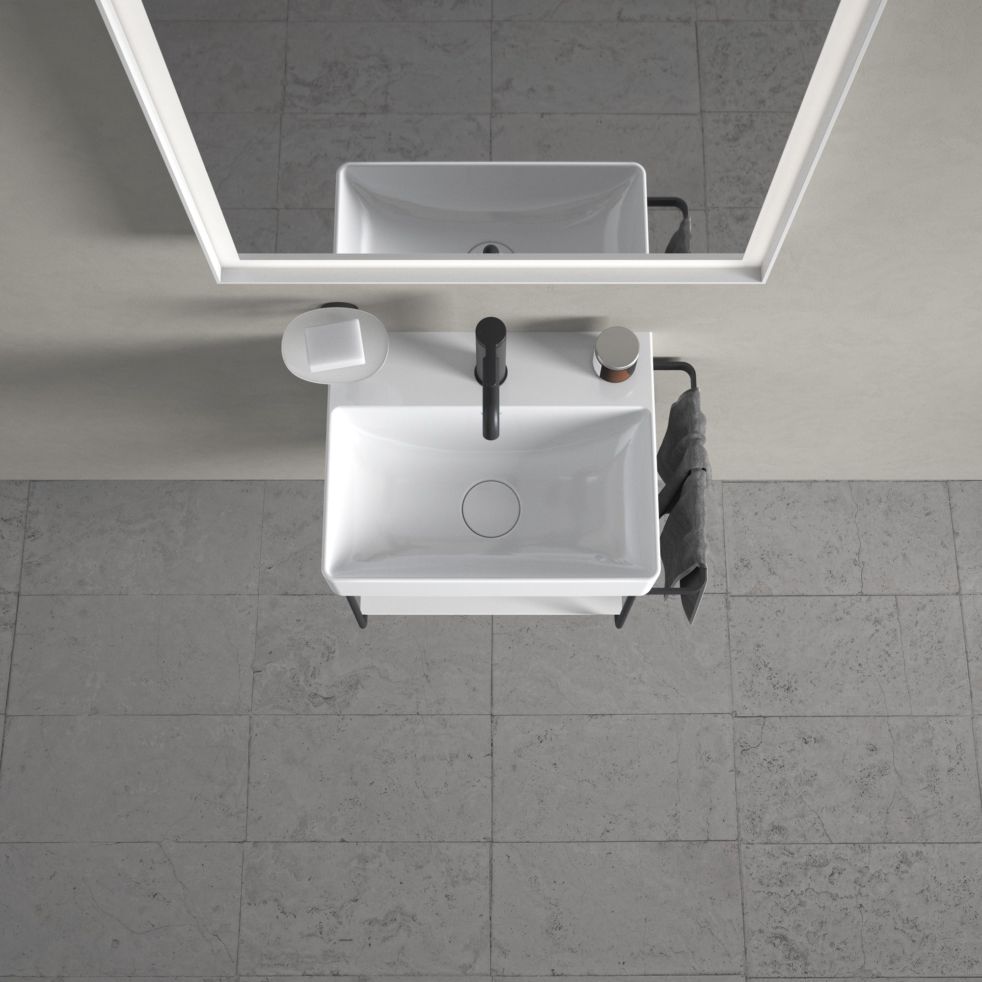 Duravit Durasquare vask 45x35cm