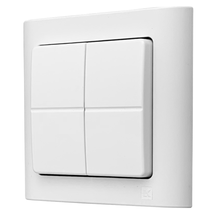Batteriløst Casambi/Tridonic m.v., 4-tryk, bluetooth, WS4-215B