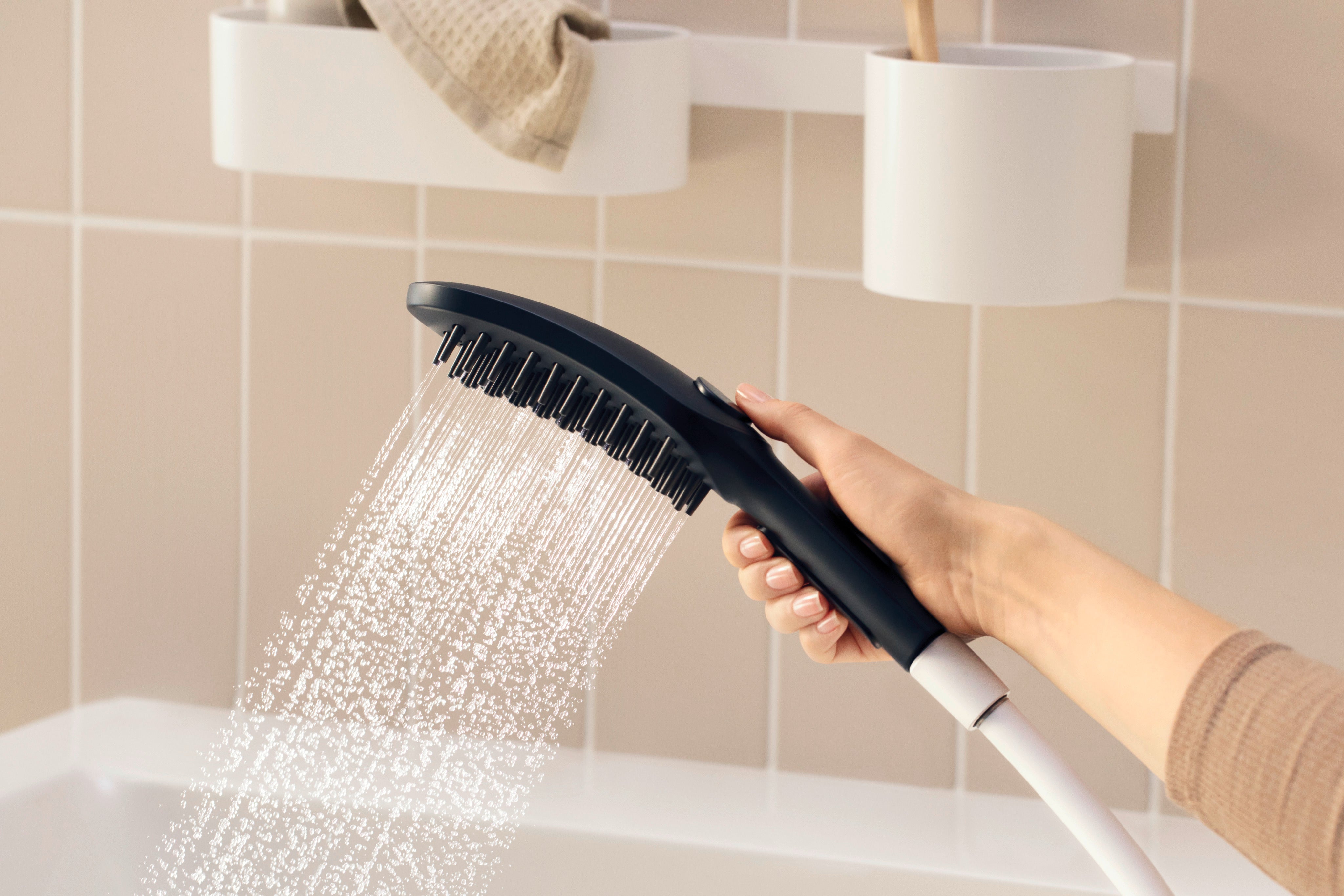 HANSGROHE håndbruser 150mm 3stråletp hundebruser black