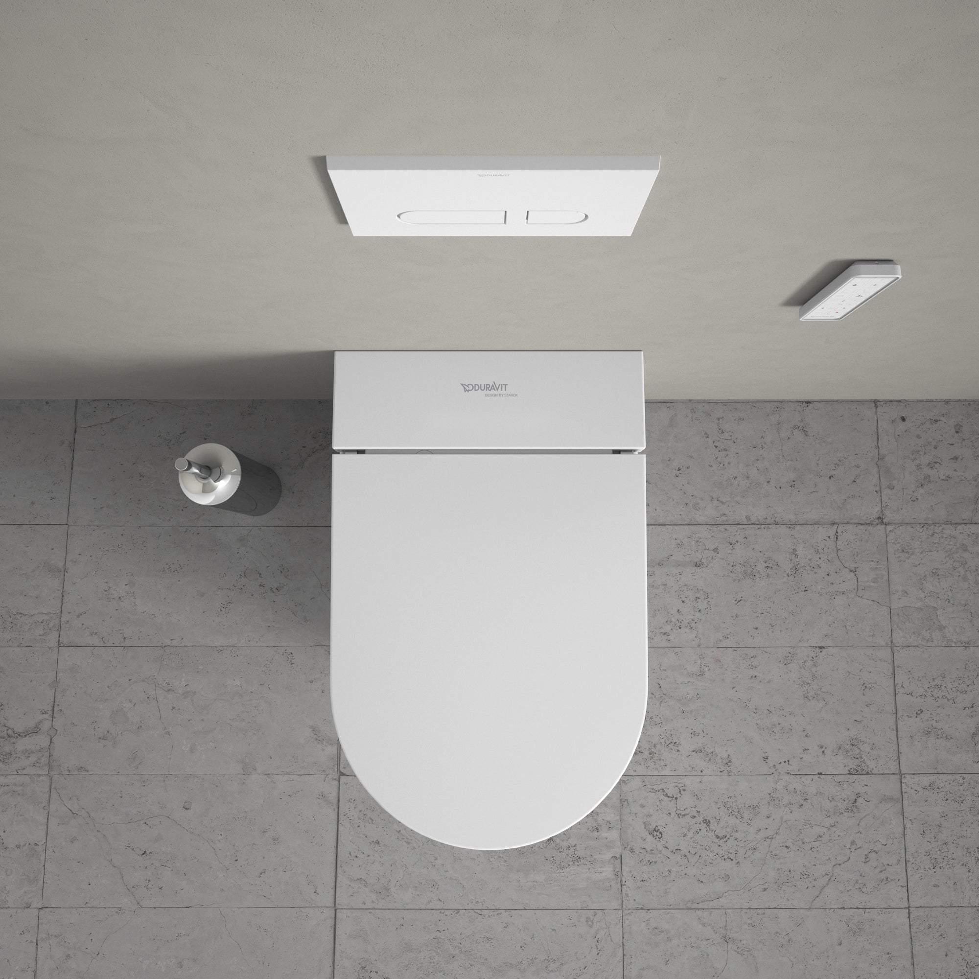 Duravit SensoWash Starck f Plus, vægmonteret douchetoilet,