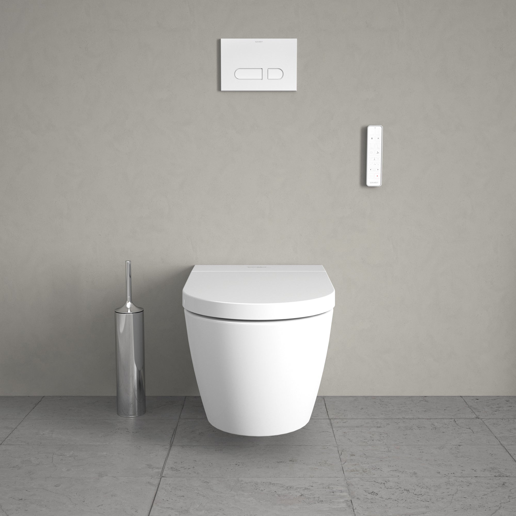 Duravit SensoWash Starck f Plus, vægmonteret douchetoilet,