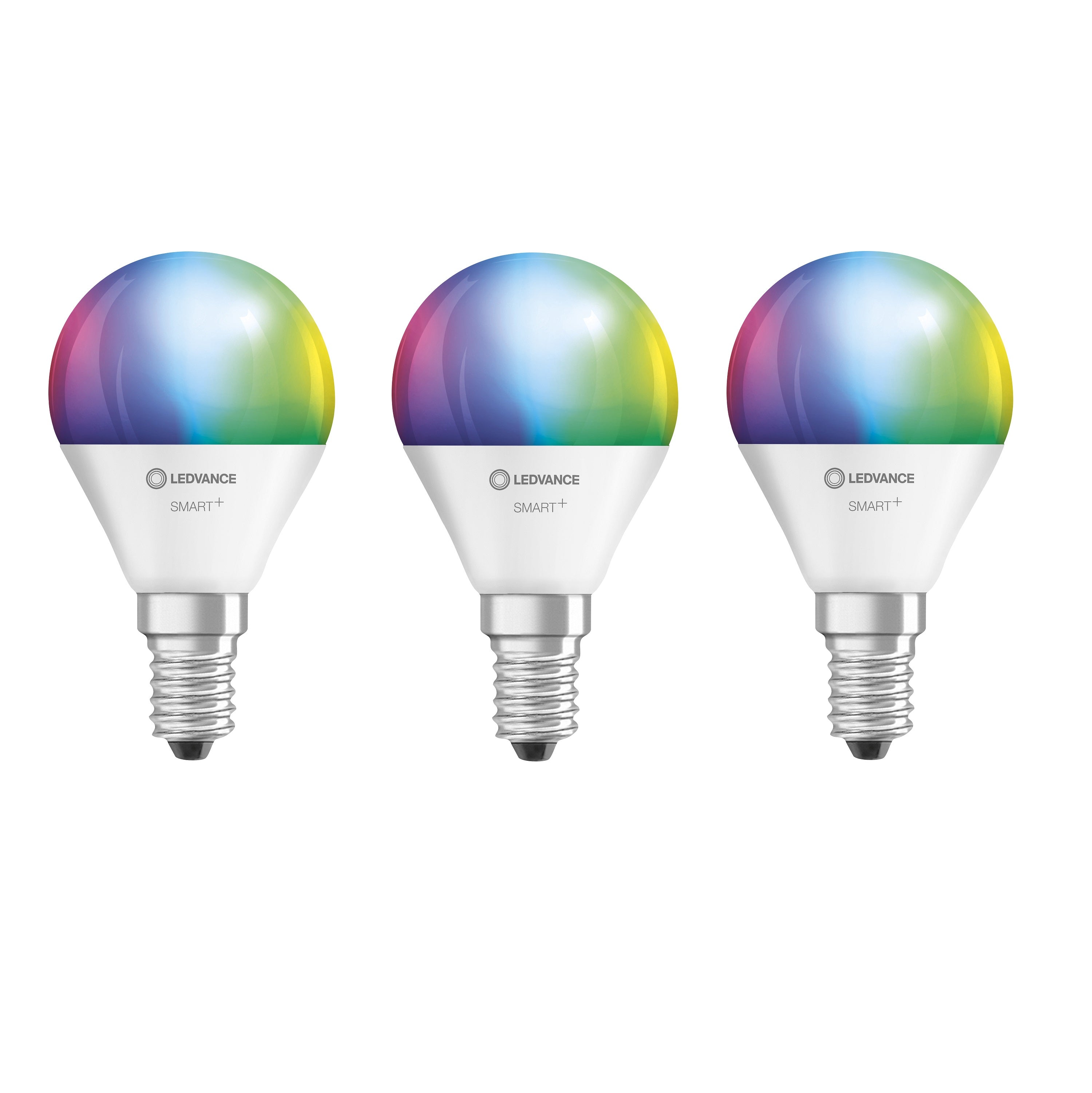 LEDVANCE SMART+ krone 40W/RGBW mat E14 WiFi 3 pak