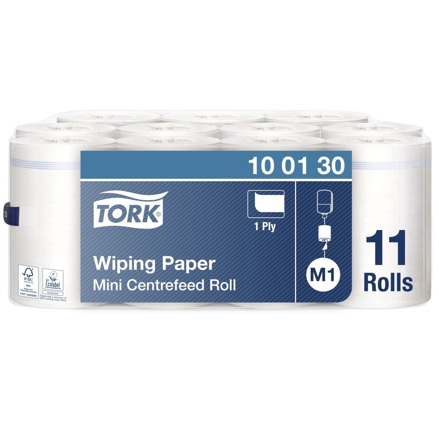 AFTØRRINGSPAPIR TORK STD M1 MINI HVID