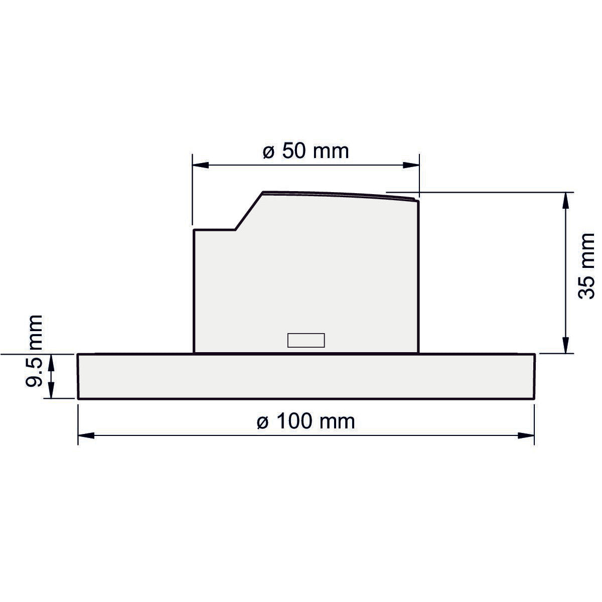 P42MR MASTER INDBYG. DÅSE