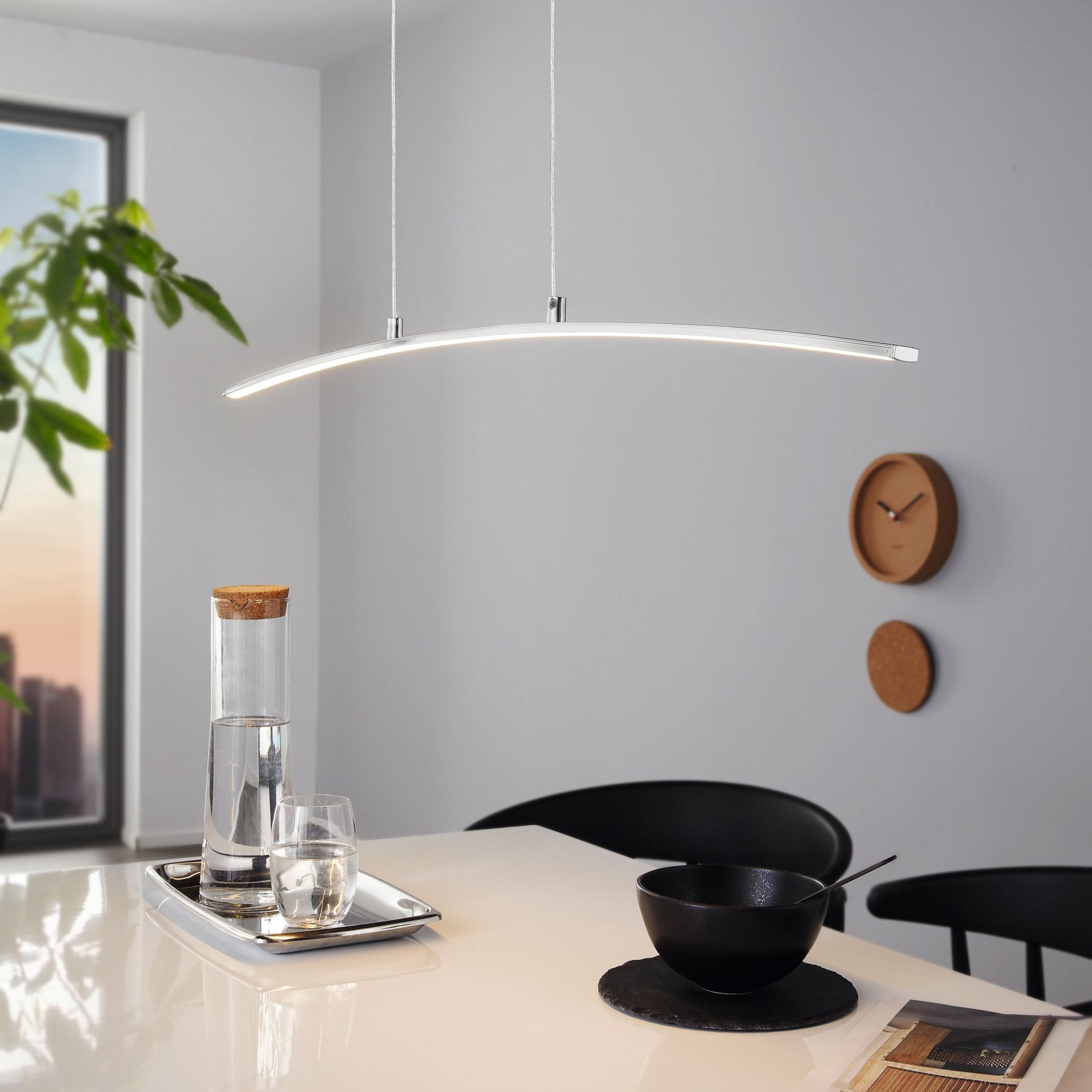Lasana Langbord 1400 lumen, krom