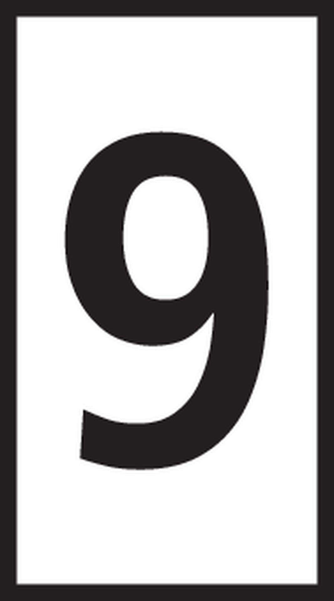 LEDNINGSMÆRKE 9 HVID W2