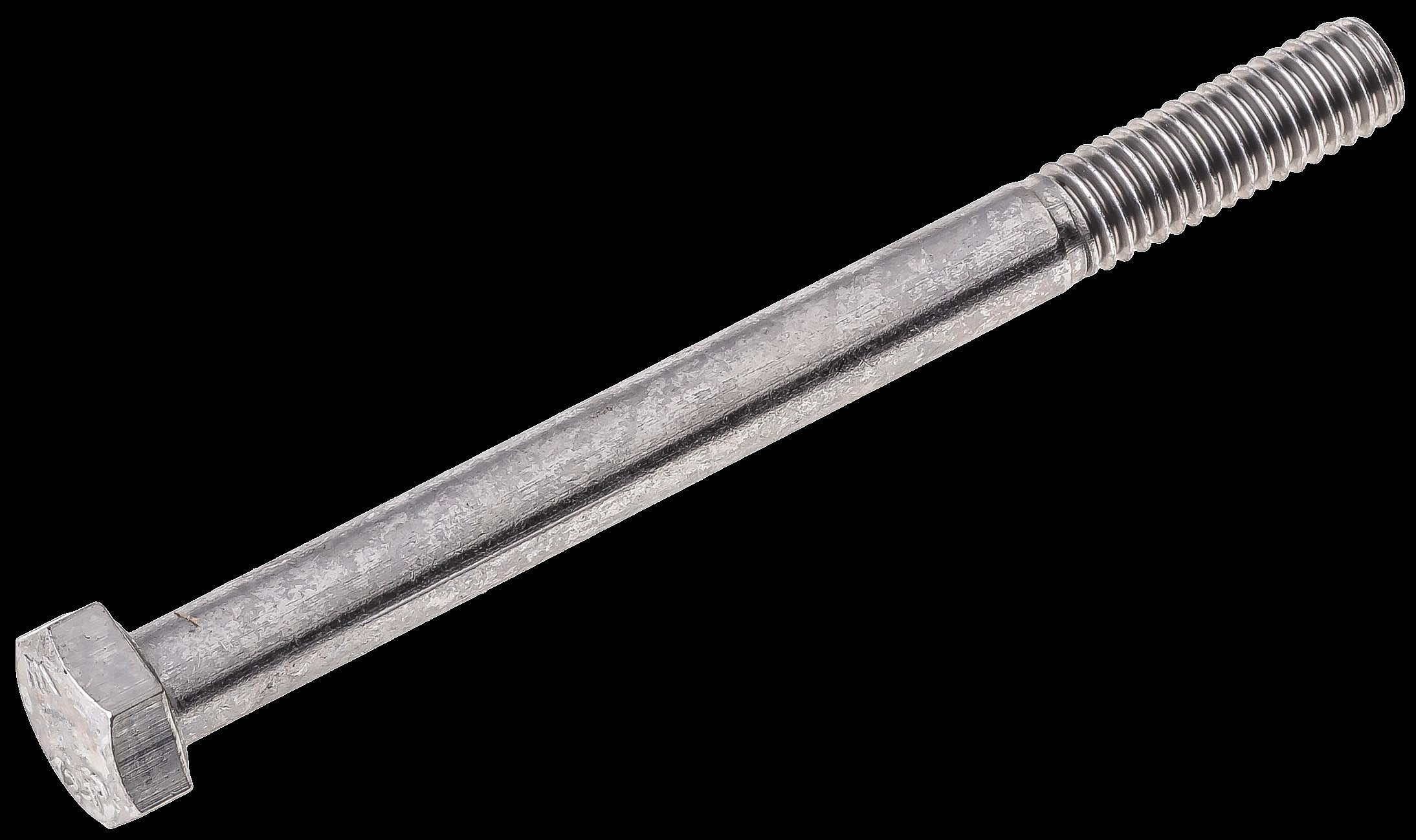 Stålbolt M20 x 140 mm, A4, DIN 931, 6-kant