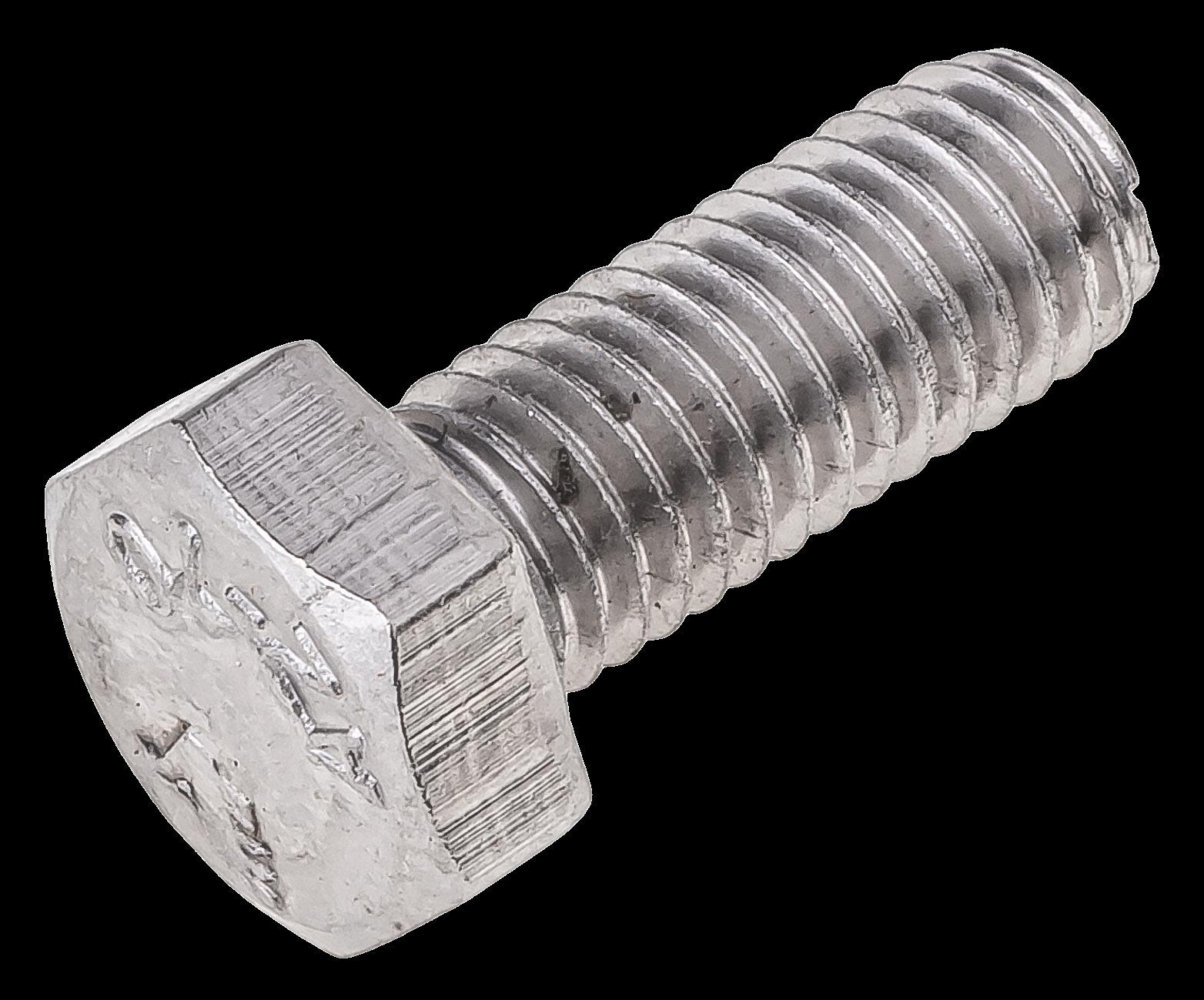 Stålbolt M16 x 40 mm, A4, DIN 933, 6-kant