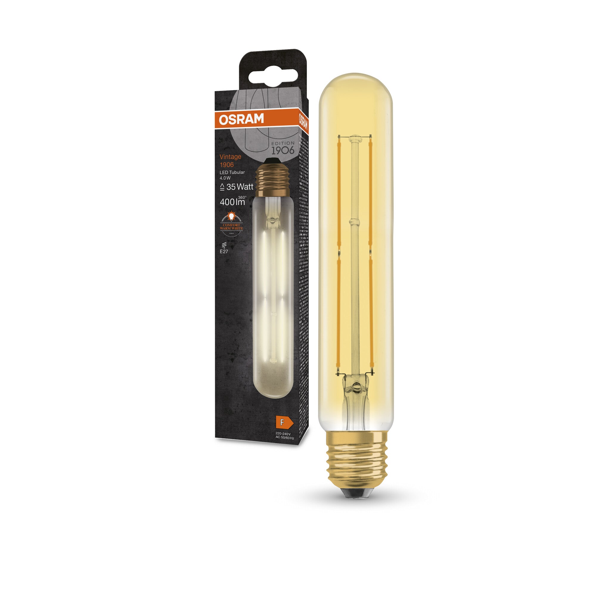 1906 TUBULAR 4W/820 (35W) GULD E27