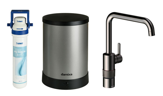 DAMIXA SILHOUET INSTANT KØKKEN. BRUSHED GRAPHITE GREY (PVD)